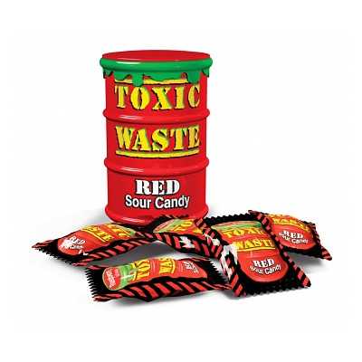 Toxic Waste - Red Sour Candy Drum (42g)
