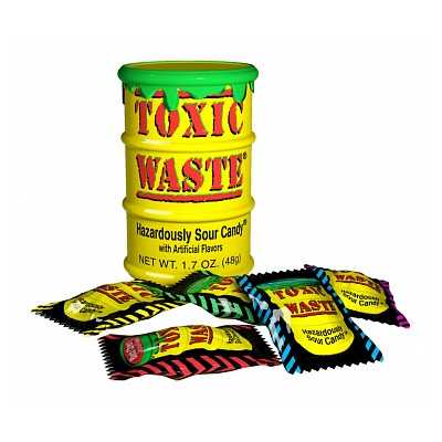 Toxic Waste - Yellow Sour Candy Drum (42g)