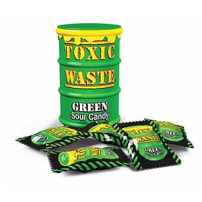 Toxic Waste - Green Sour Candy Drum (42g)