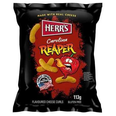 Herr's - Carolina Reaper Extra Hot Cheese Curls (113g)