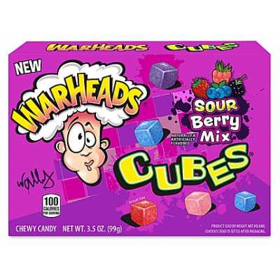 Warheads - Sour Berry Mix Cubes (99g)