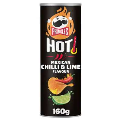 Pringles - Hot Mexican Chilli & Lime (160g) (11.7.2026)