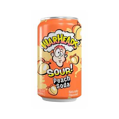 Warheads - Sour Peach Soda (330ml)