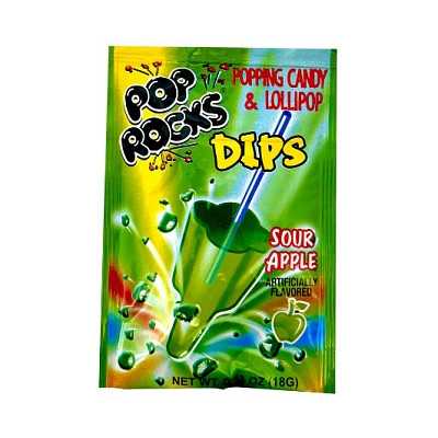 Pop Rocks - Sour Apple Dips (18g)