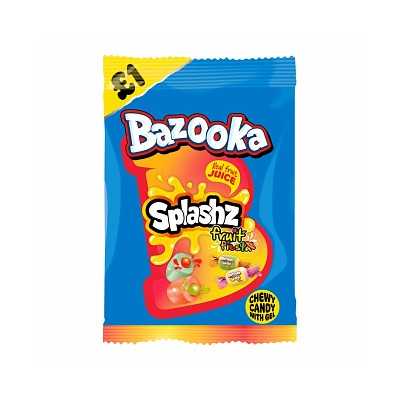 Bazooka - Splashz Fruit Fiesta (120g)