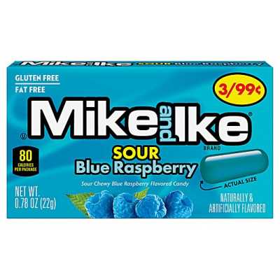 Mike and Ike - Blue Raspberry (22g) (USA)
