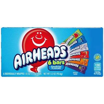 Airheads - Assorted Bars 6 Pack (94g)