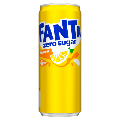 Fanta - Zero Sugar Lemon (330ml) (30.6.2026)