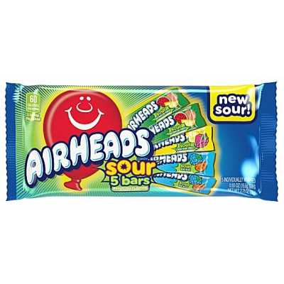 Airheads - Sour Assorted Bars 5 Pack (78g)