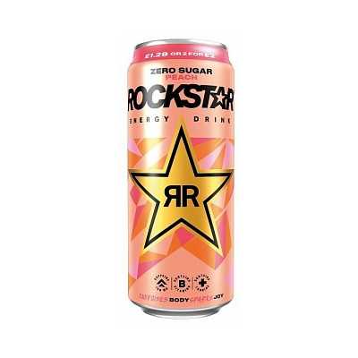 Rockstar Energy - Peach Zero (500ml) (UK)