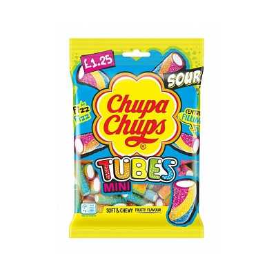Chupa Chups - Mini Sour Tubes (120g)