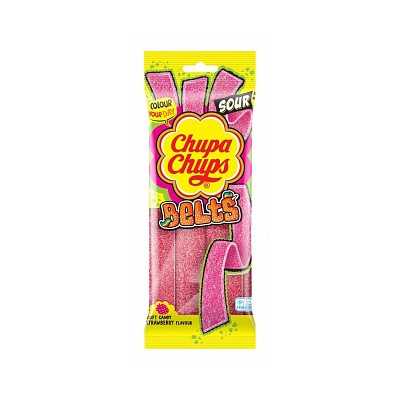 Chupa Chups - Sour Belts Strawberry (90g)