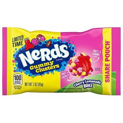 Nerds - Gummy Clusters Cherry Lemonade Blitz (85g)
