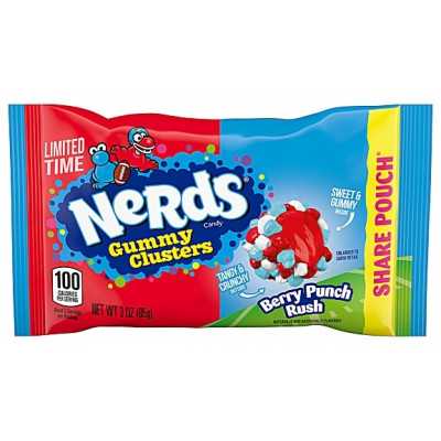 Nerds - Gummy Clusters Berry Punch Rush (85g)