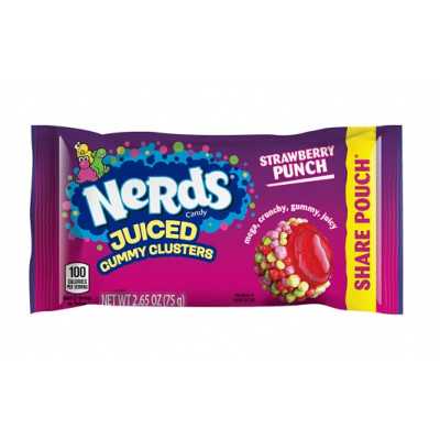 Nerds - Juiced Gummy Clusters Strawberry Punch (75g)