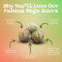 Barnetts - Mega Sour Watermelon (104g)