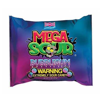 Barnetts - Mega Sour Bubblegum (104g)