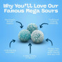 Barnetts - Mega Sour Raspberry (104g)