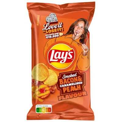 Lay's - Max Smoked Bacon & Caramelized Peach (185g)