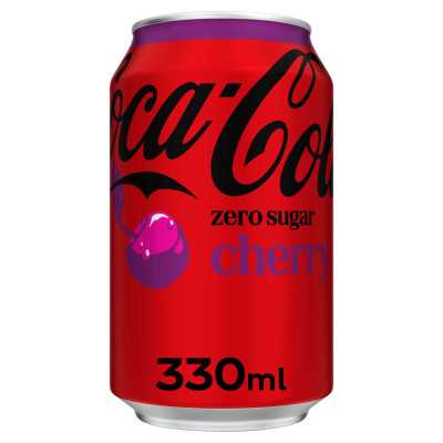Coca Cola - Cherry Zero (330ml) (UK)