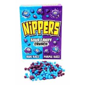 Zed Candy - Nippers Sour Candy Crunch Blue Razz & Purple Razz (50g)