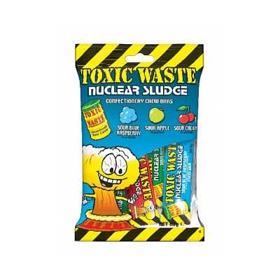 Toxic Waste - Nuclear Sludge Mini Chew Bars (80g) (31.8.2026)