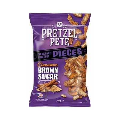 Pretzel Pete Pieces - Cinnamon Brown Sugar (160g)
