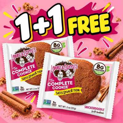 Lenny & Larry's Complete Cookie - Snickerdoodle (57g) (1+1 FREE)