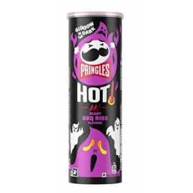 Pringles - Hot Scary BBQ Ribs Glow In The Dark (160g)