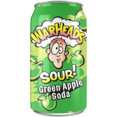 Warheads - Sour Green Apple Soda (330ml)